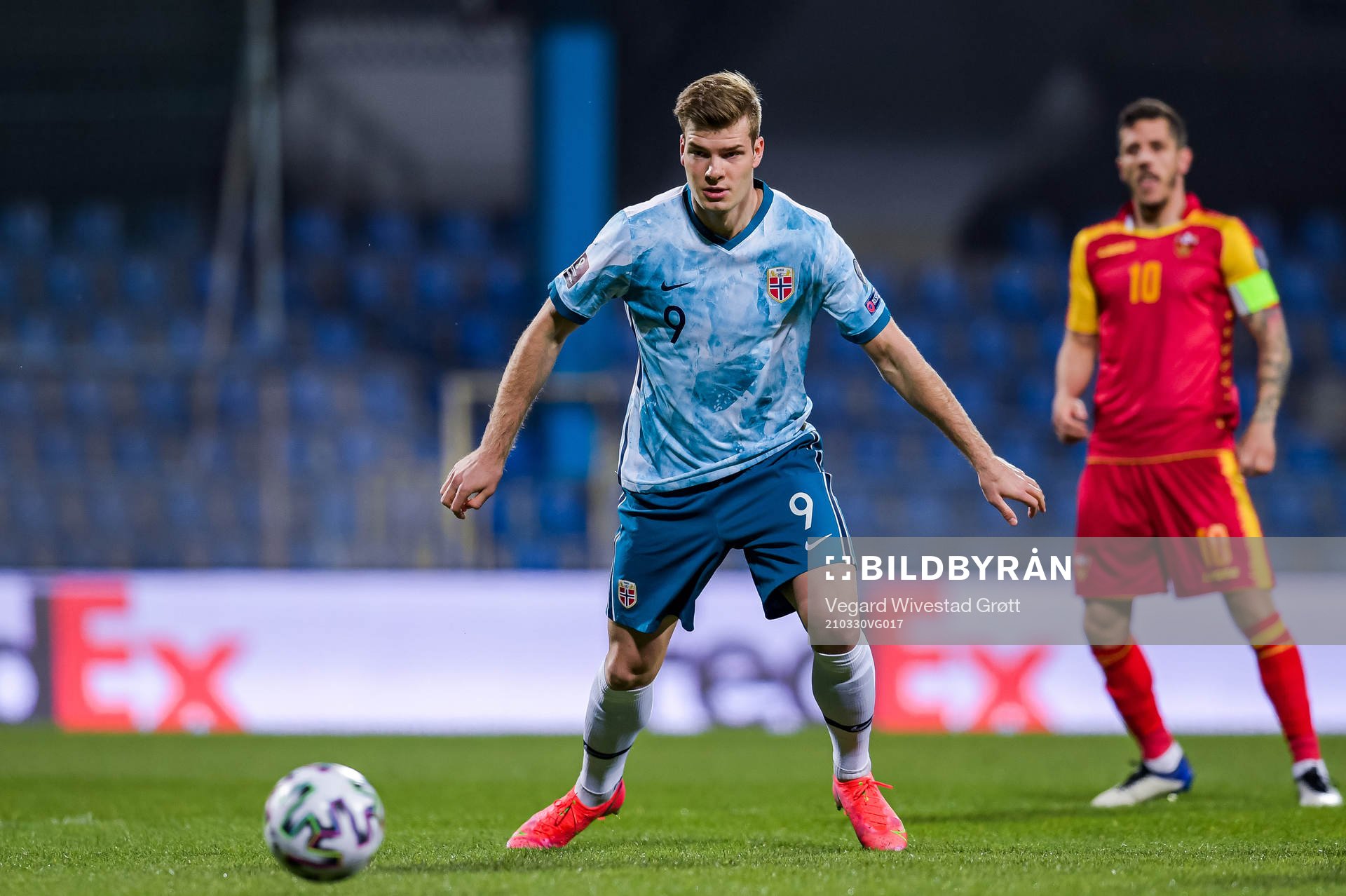 Alexander Sørloth of Norway