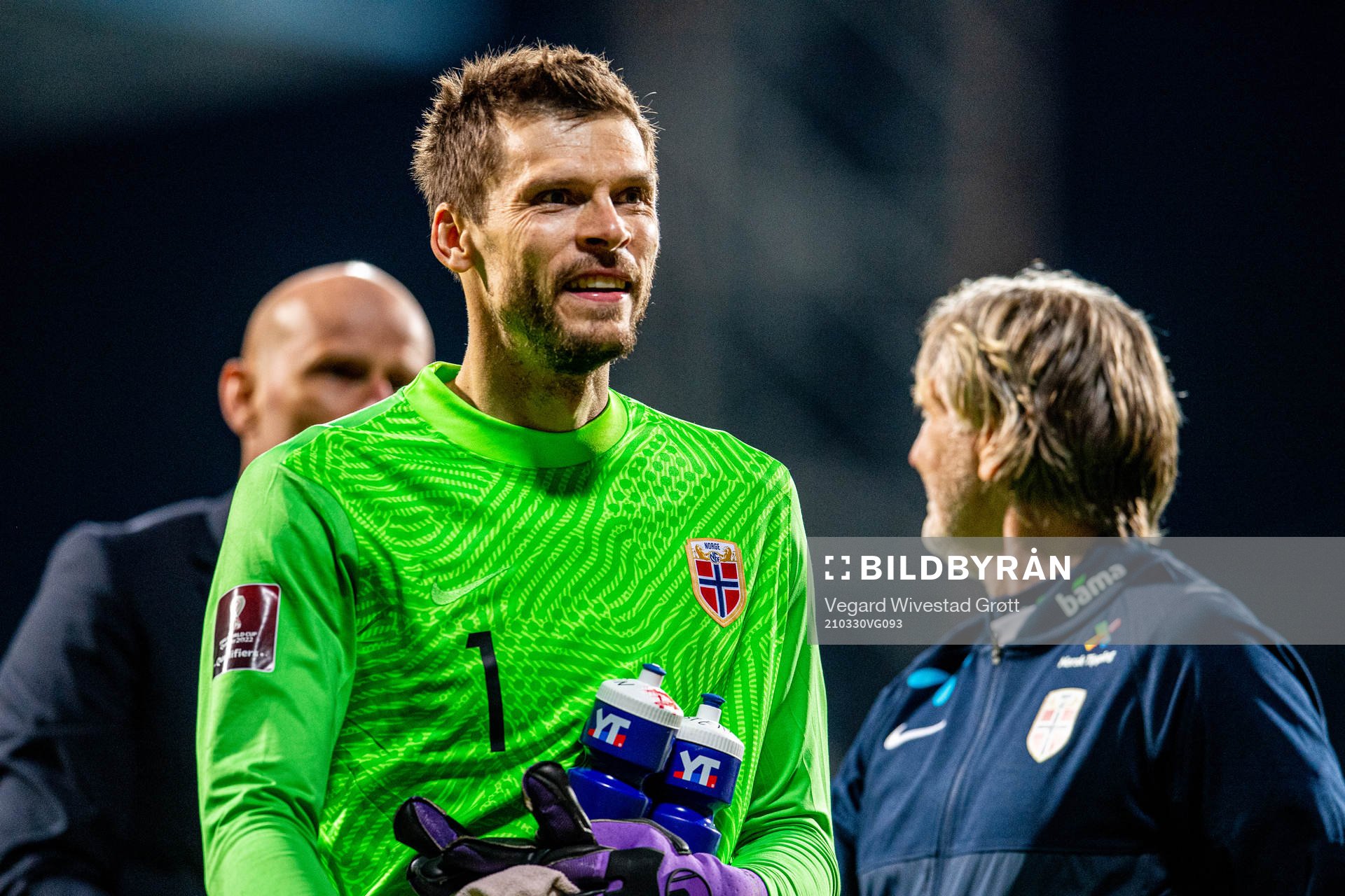 Goalkeeper Rune Almenning Jarstein of Norway