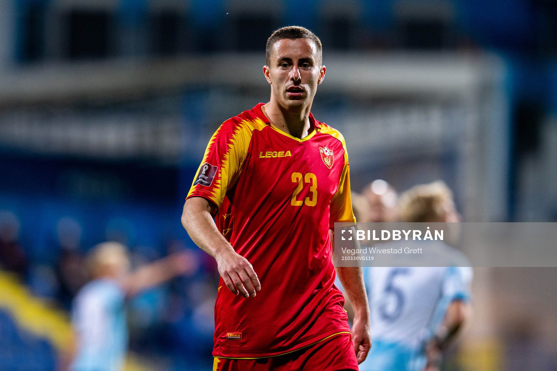 Adam Marusic of Montenegro