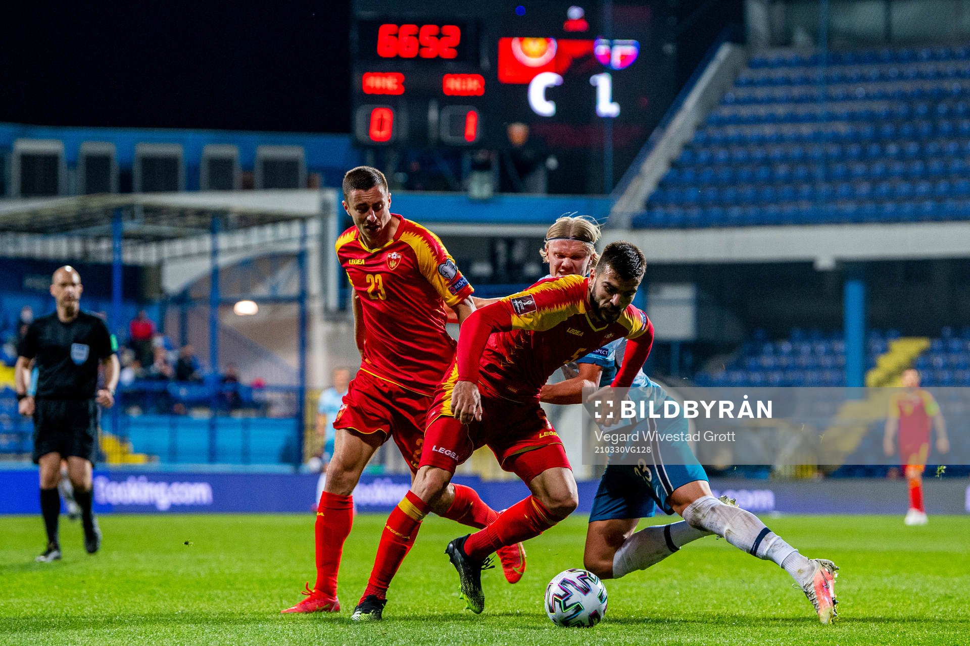 Adam Marusic of Montenegro, Igor Vujacic of Montenegro and