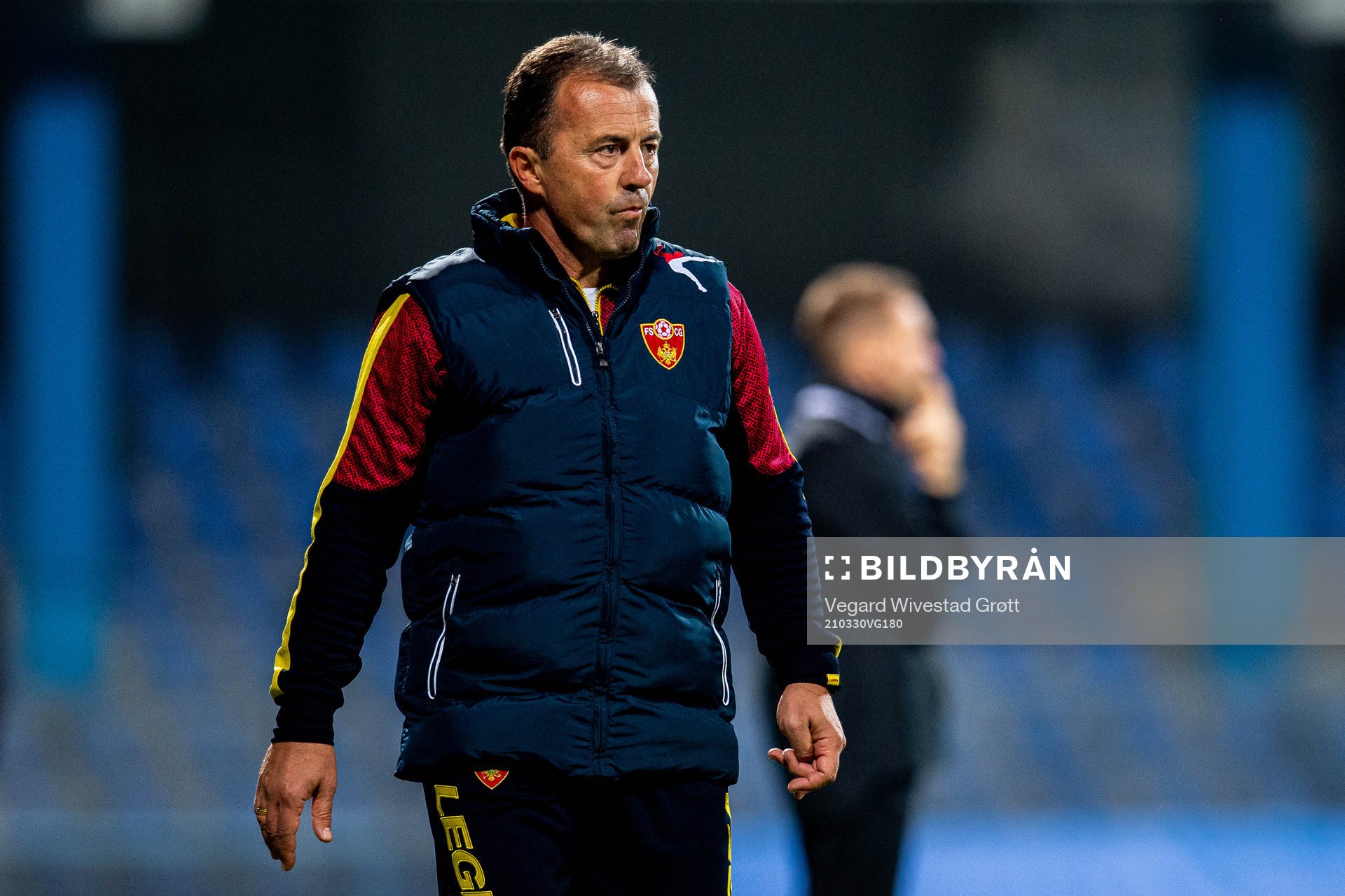 Miodrag Radulovic, head coach of Montenegro