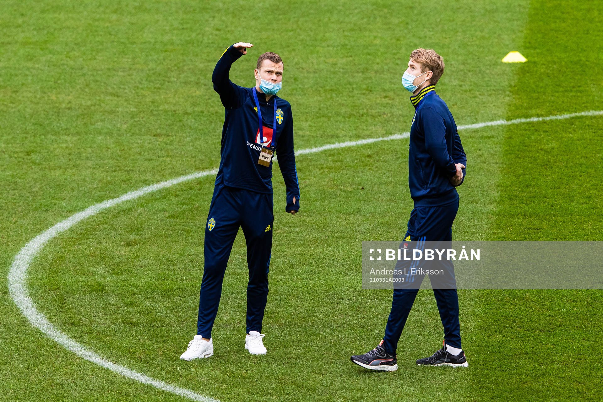 Viktor Claesson and Filip Helander of Sweden