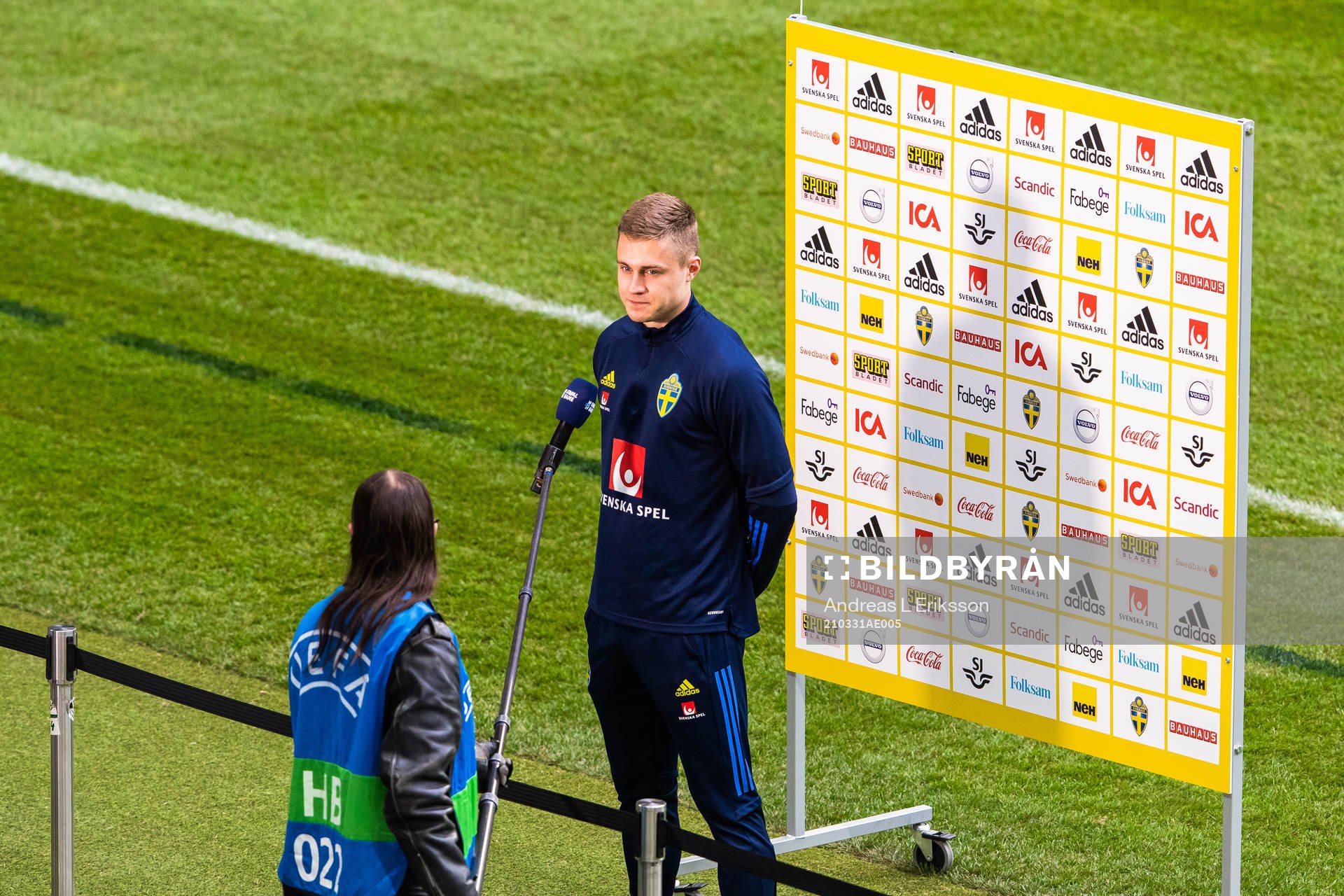 Mattias Svanberg is interviewed