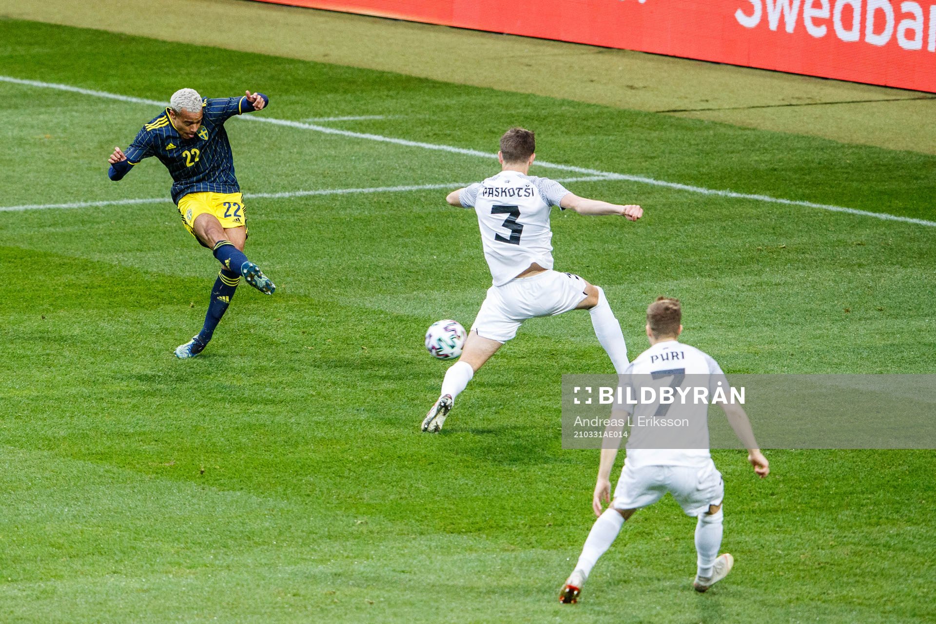 Robin Quaison of Sweden