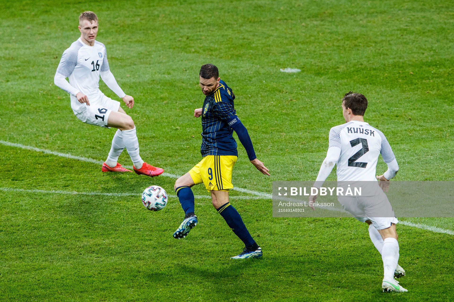 Henrik Pürg and Mårten Kuusk of Estonia against Marcus