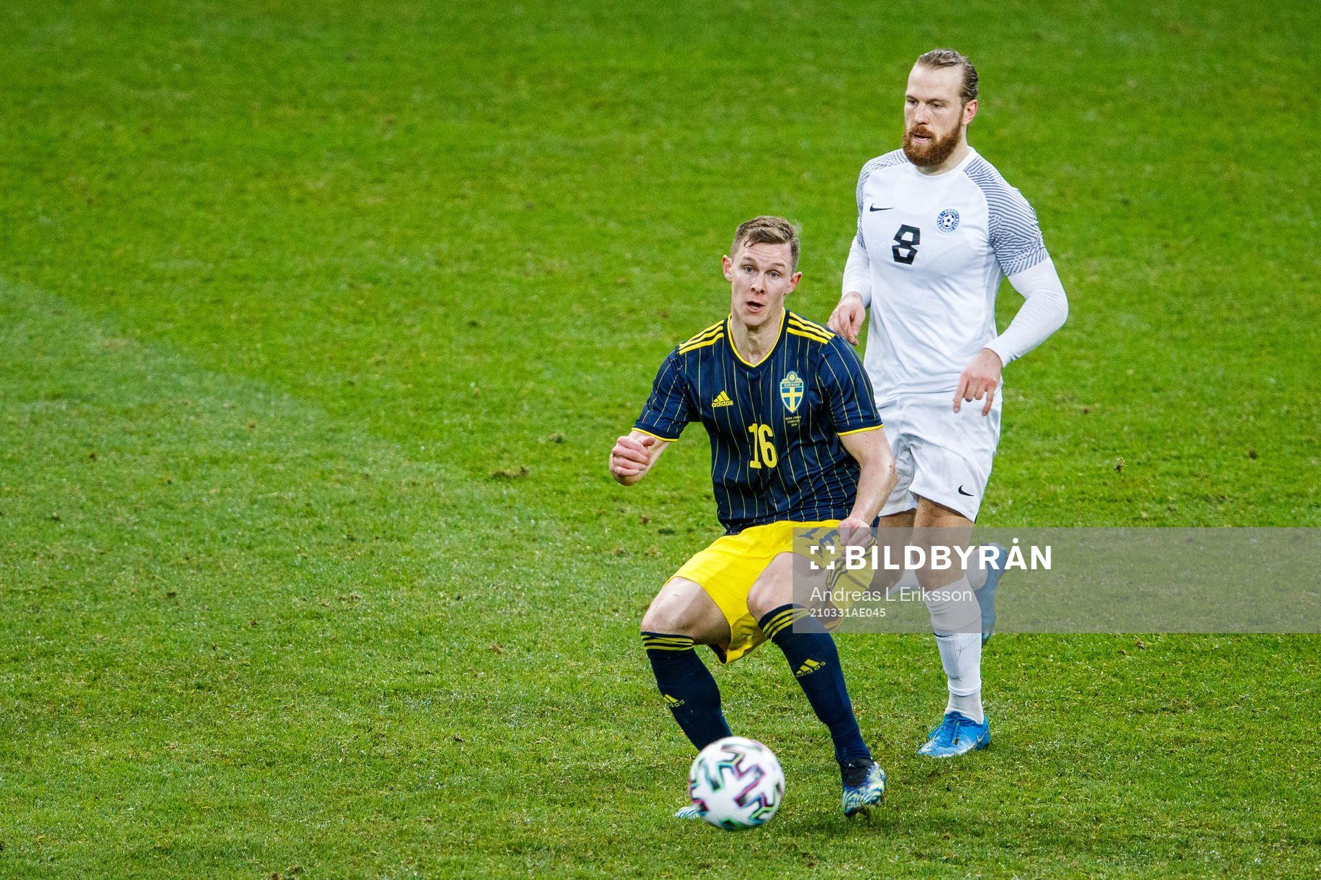 Emil Krafth of Sweden and Henri Anier of Estonia
