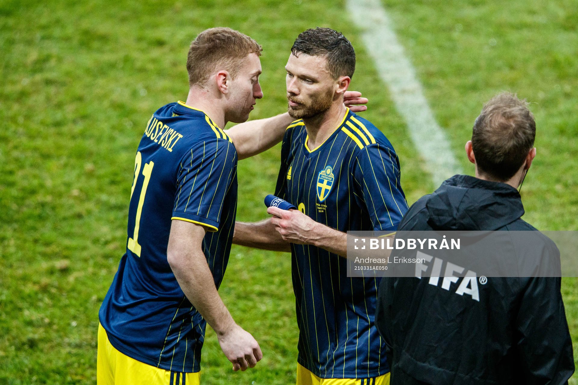 during the international friendly football match between