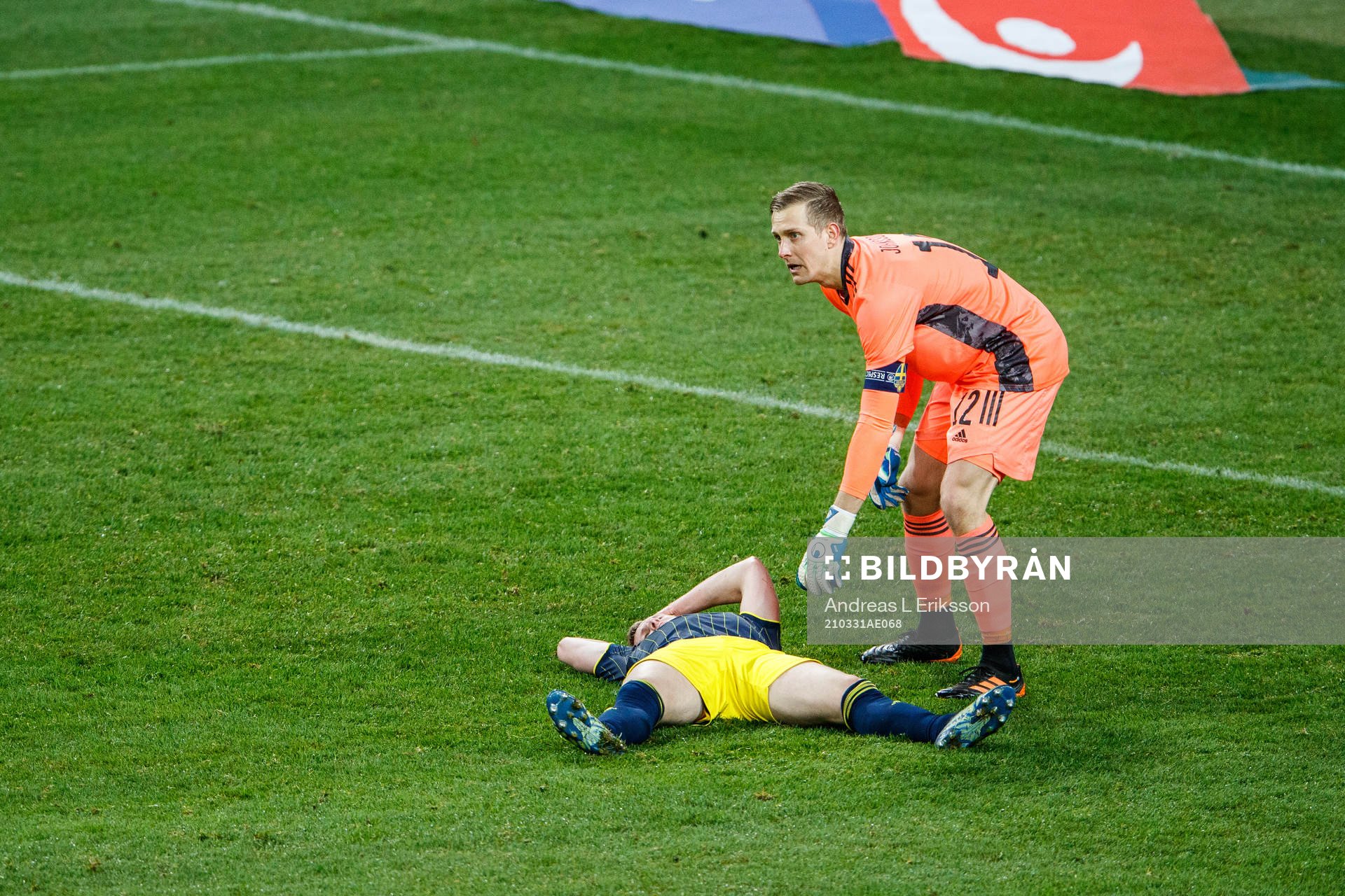 Emil Krafth is injured and goalkeeper Karl-Johan Johnsson