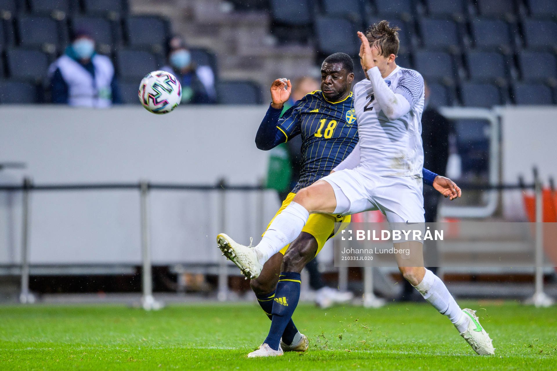 Ken Sema of Sweden and Mårten Kuusk of Estonia