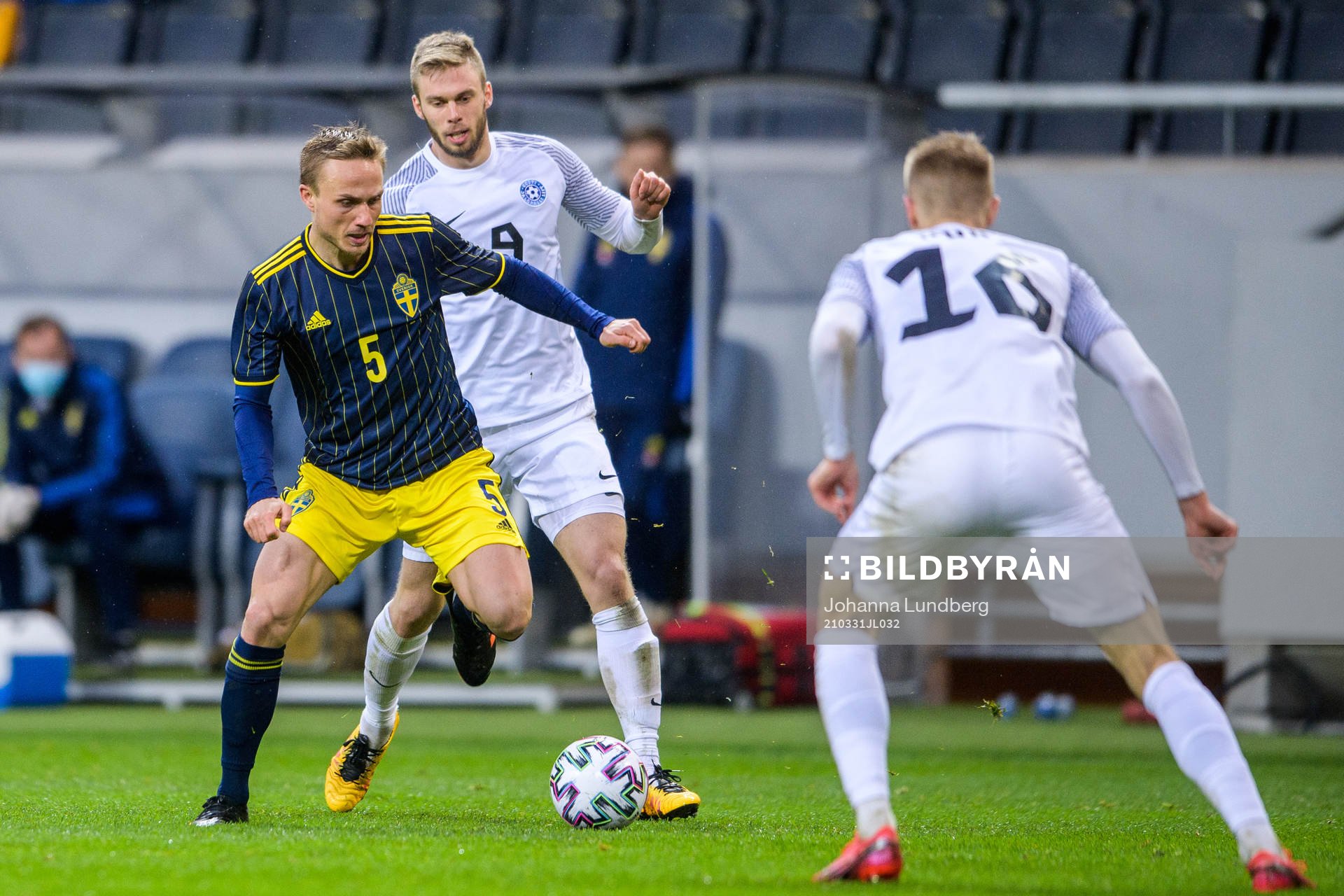 Pierre Bengtsson of Sweden and Robert Kirss of Estonia
