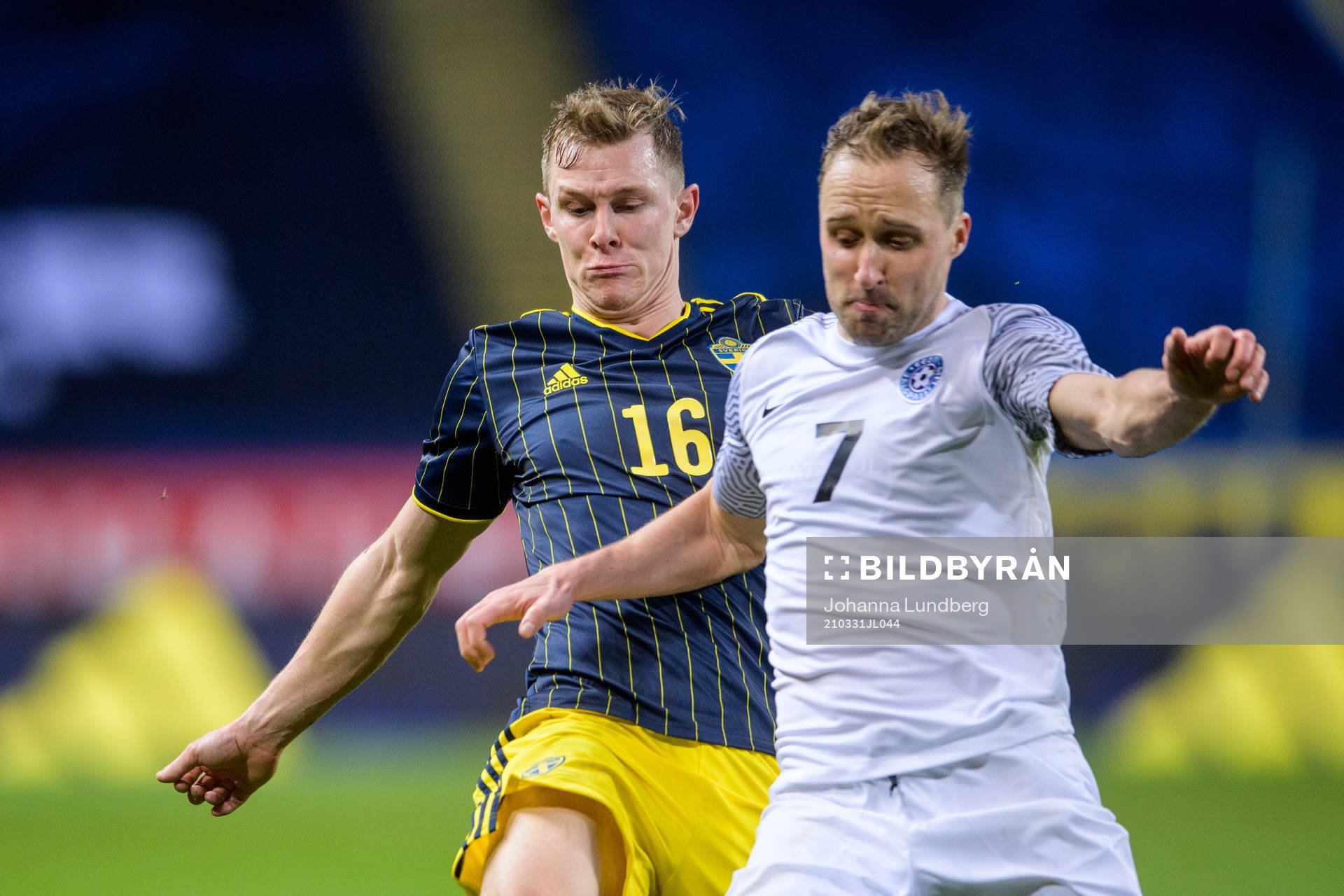 Emil Krafth of Sweden and Sander Puri of Estonia