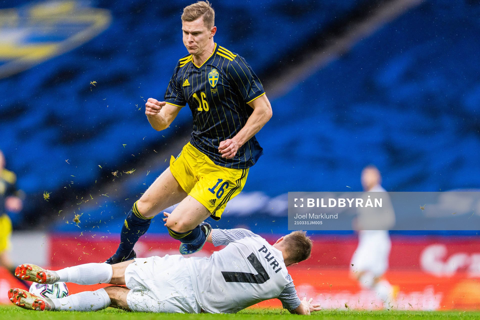 Emil Krafth of Sweden and Sander Puri of Estonia
