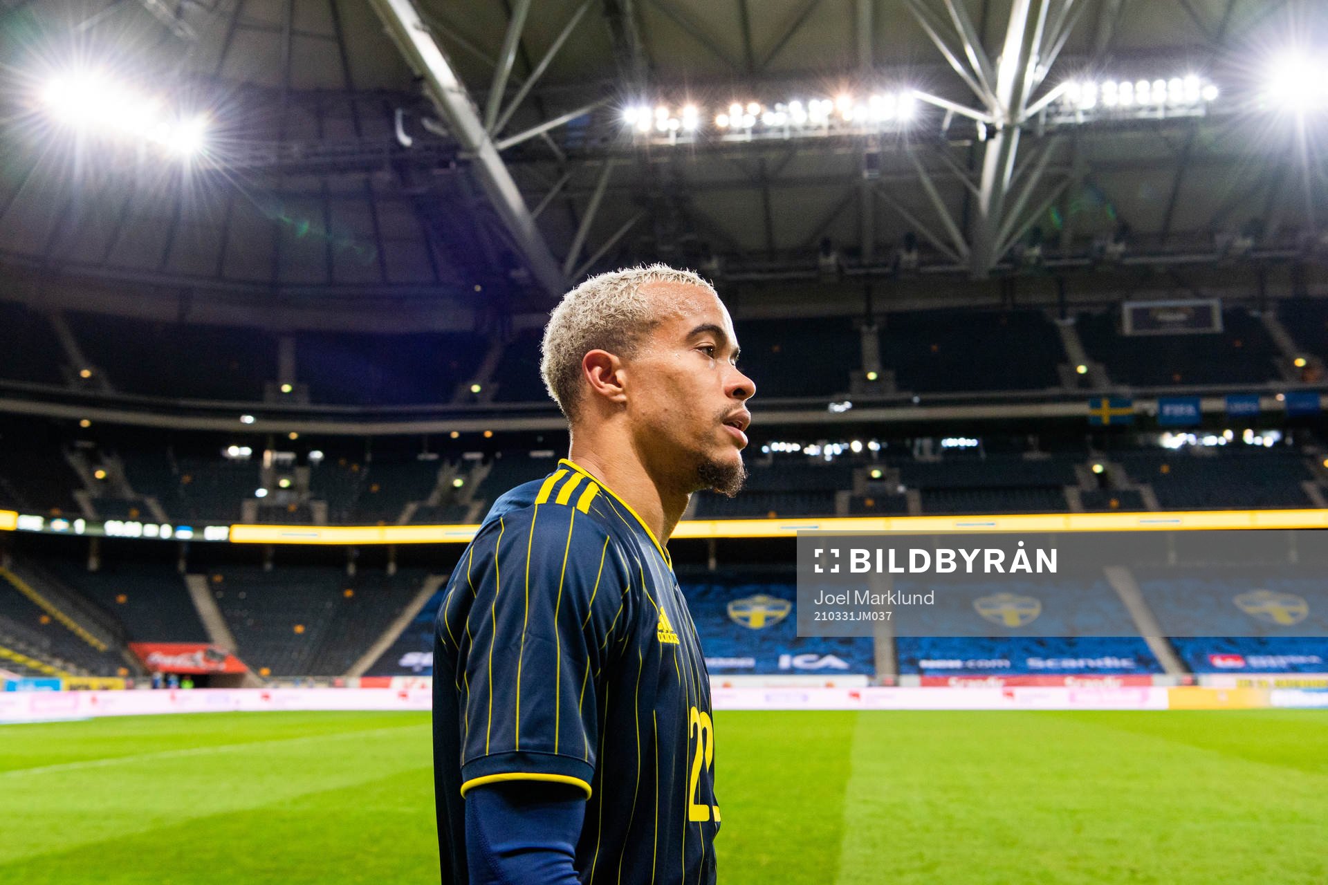 Robin Quaison of Sweden