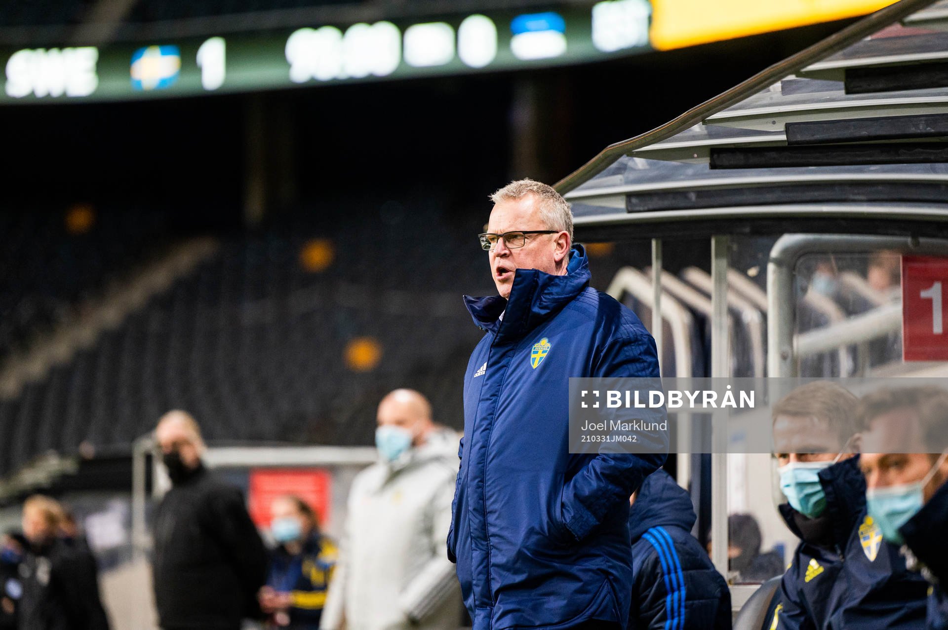 Janne Andersson, head coach of Sweden