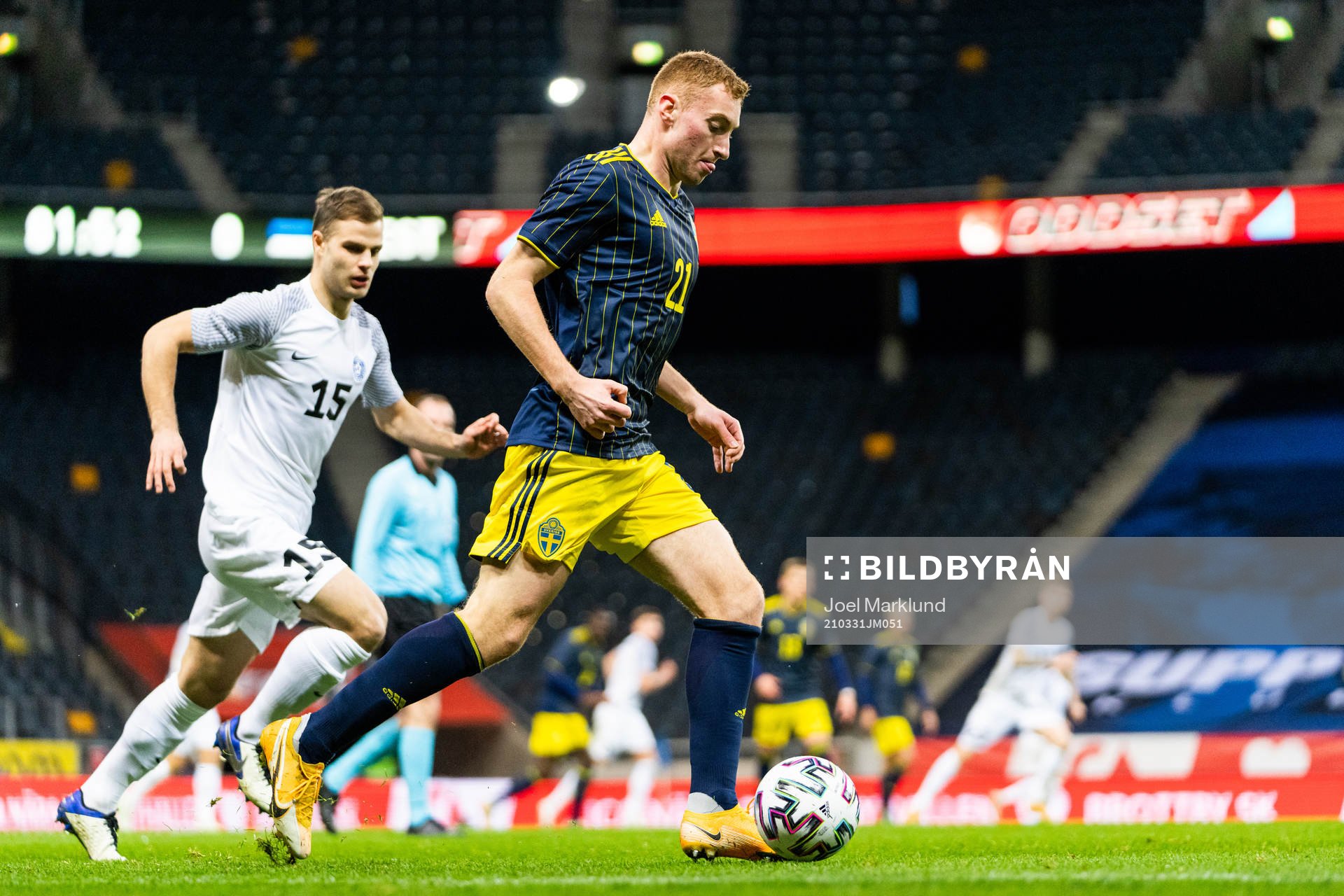 Dejan Kulusevski of Sweden