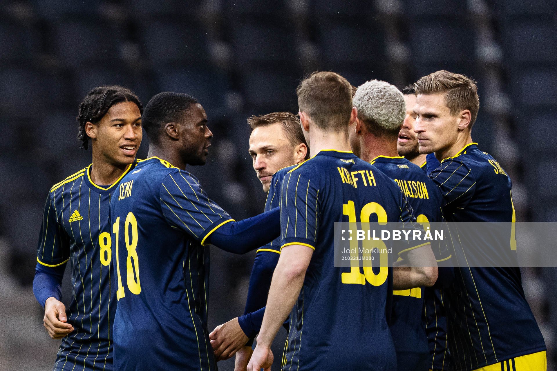 Jens-Lys Cajuste, Ken Sema, Pierre Bengtsson, Emil Krafth,