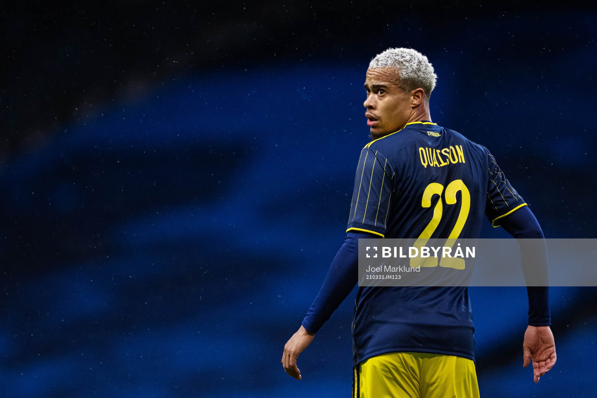 Robin Quaison of Sweden