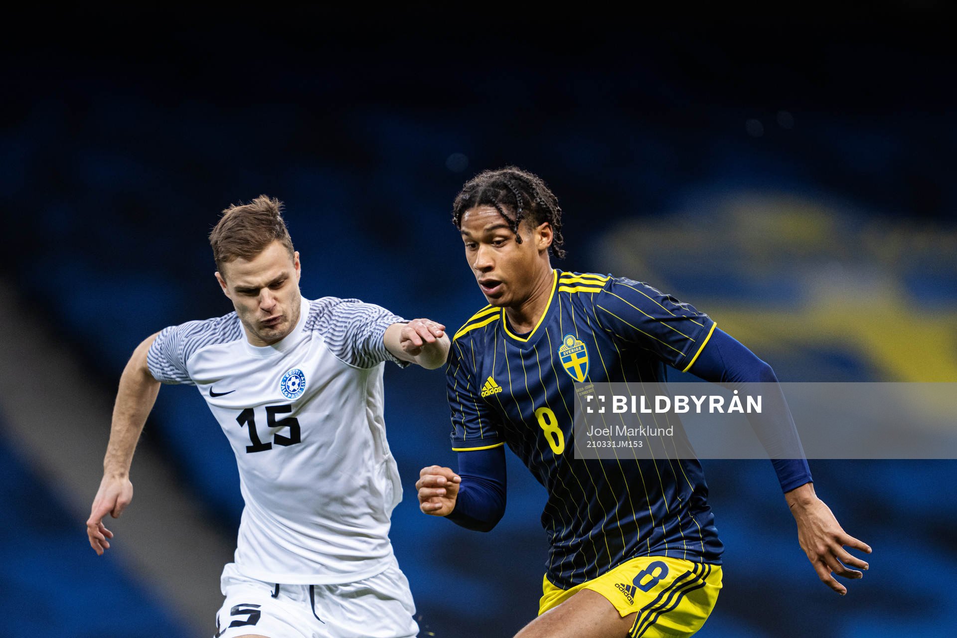 Rauno Sappinen of Estonia and Jens-Lys Cajuste of Sweden
