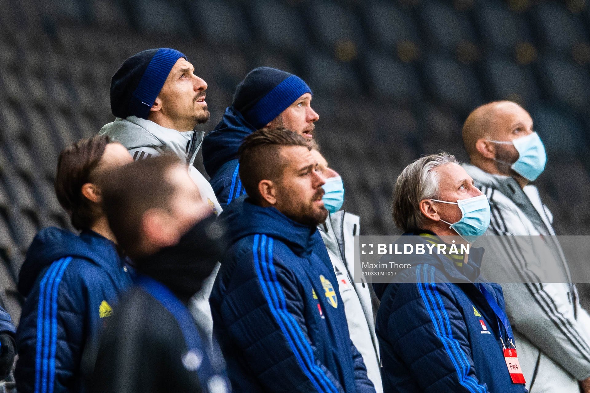 Zlatan Ibrahimovic, Andreas Granqvist and goalkeeper