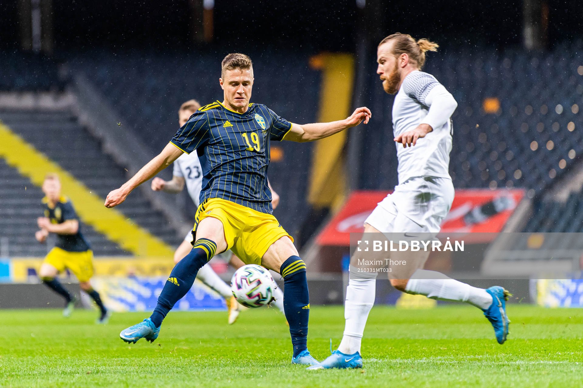 Mattias Svanberg of Sweden and Henri Anier of Estonia