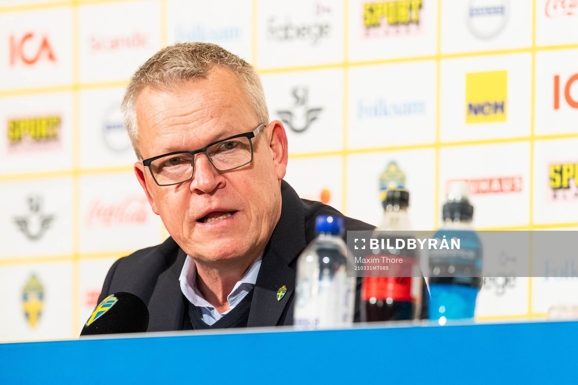 Janne Andersson, head coach of Sweden