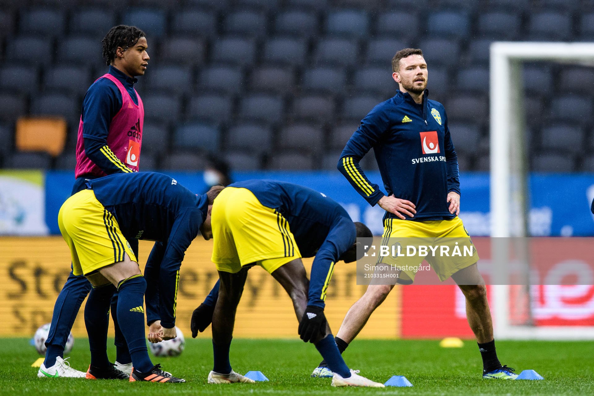 Marcus Berg of Sweden prior to the international friendly