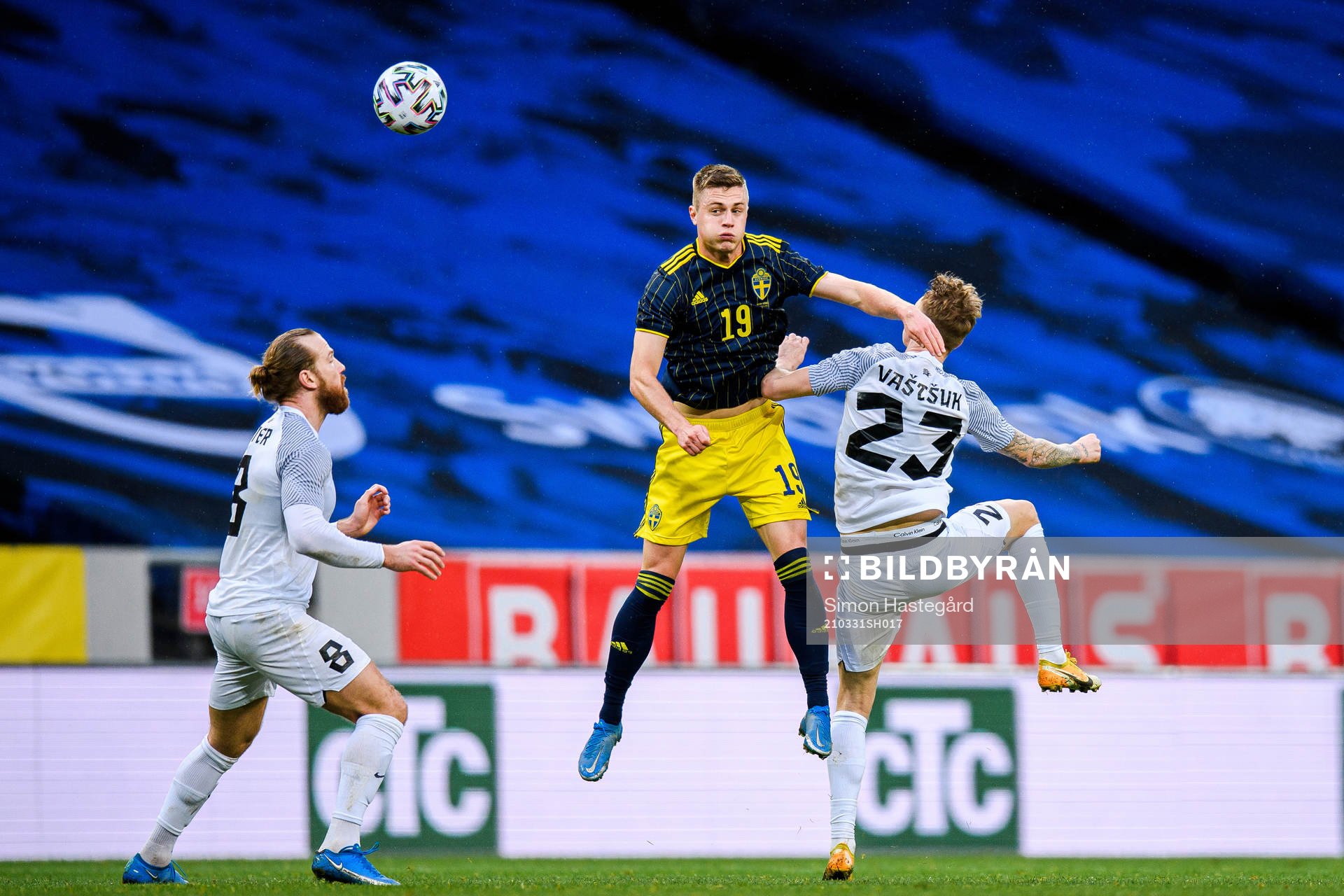 Mattias Svanberg of Sweden against Bogdan Vastsuk of Estonia