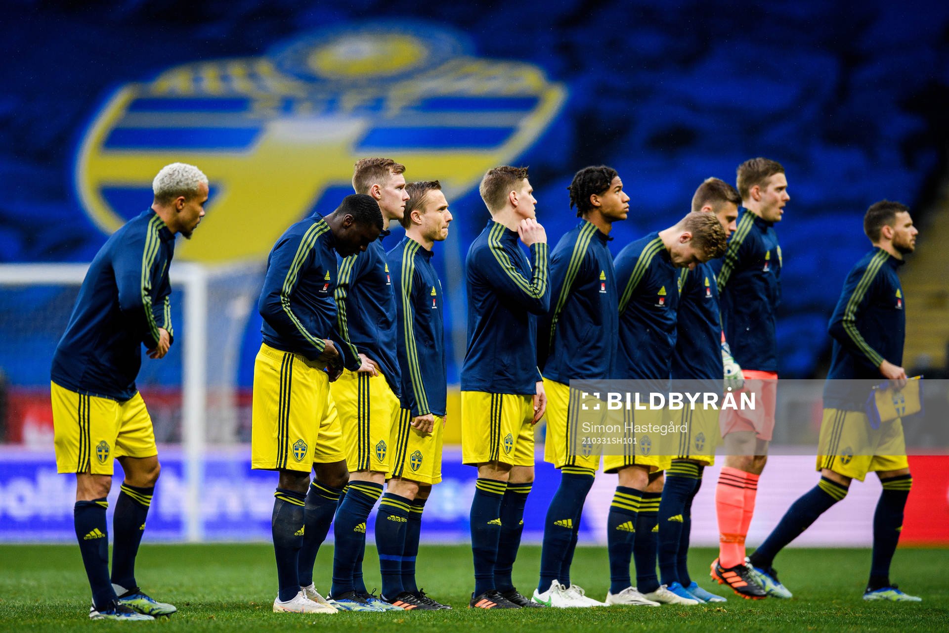 The lineup of Sweden