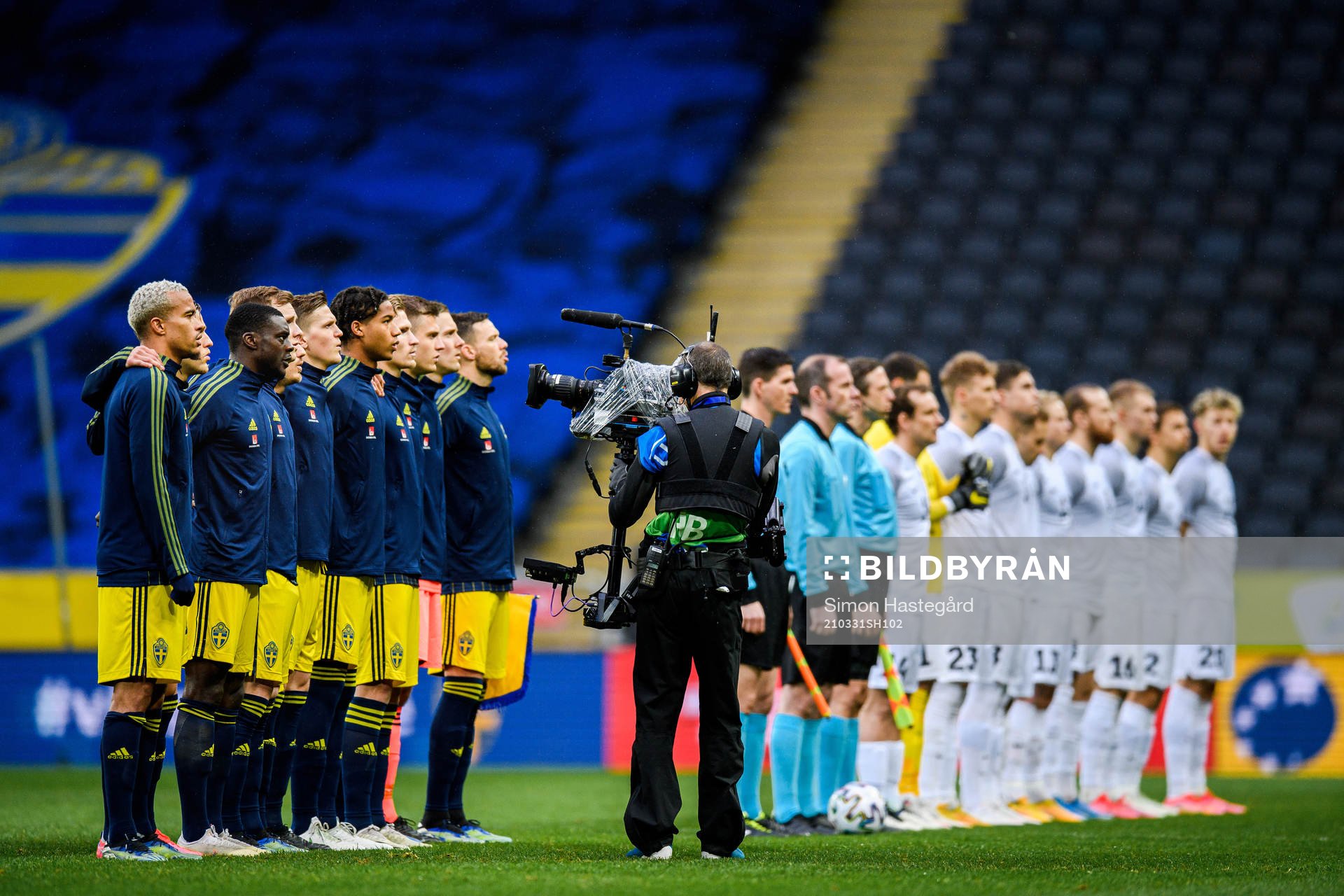 The lineup of Sweden