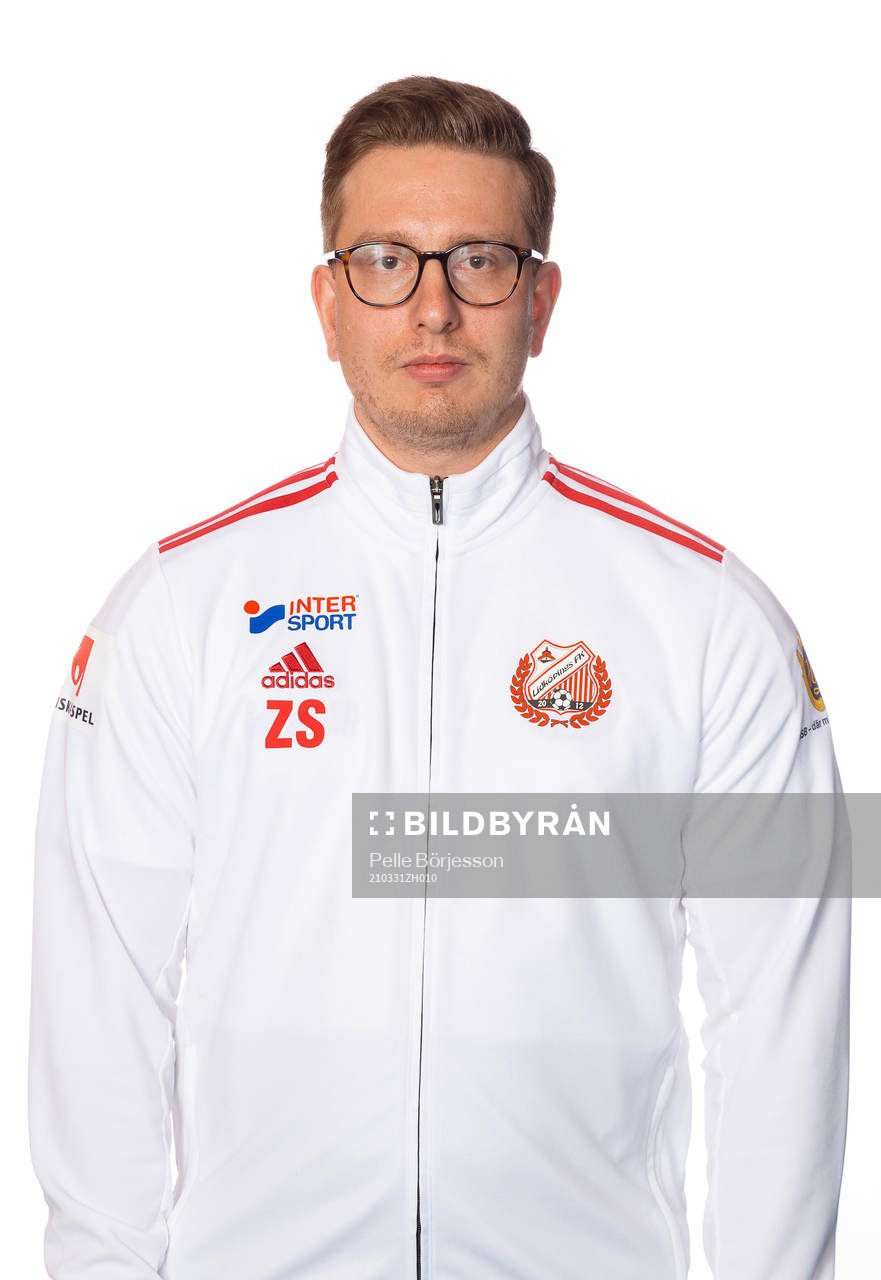 Lidköpings assisterande tränare Zacharias Svensson