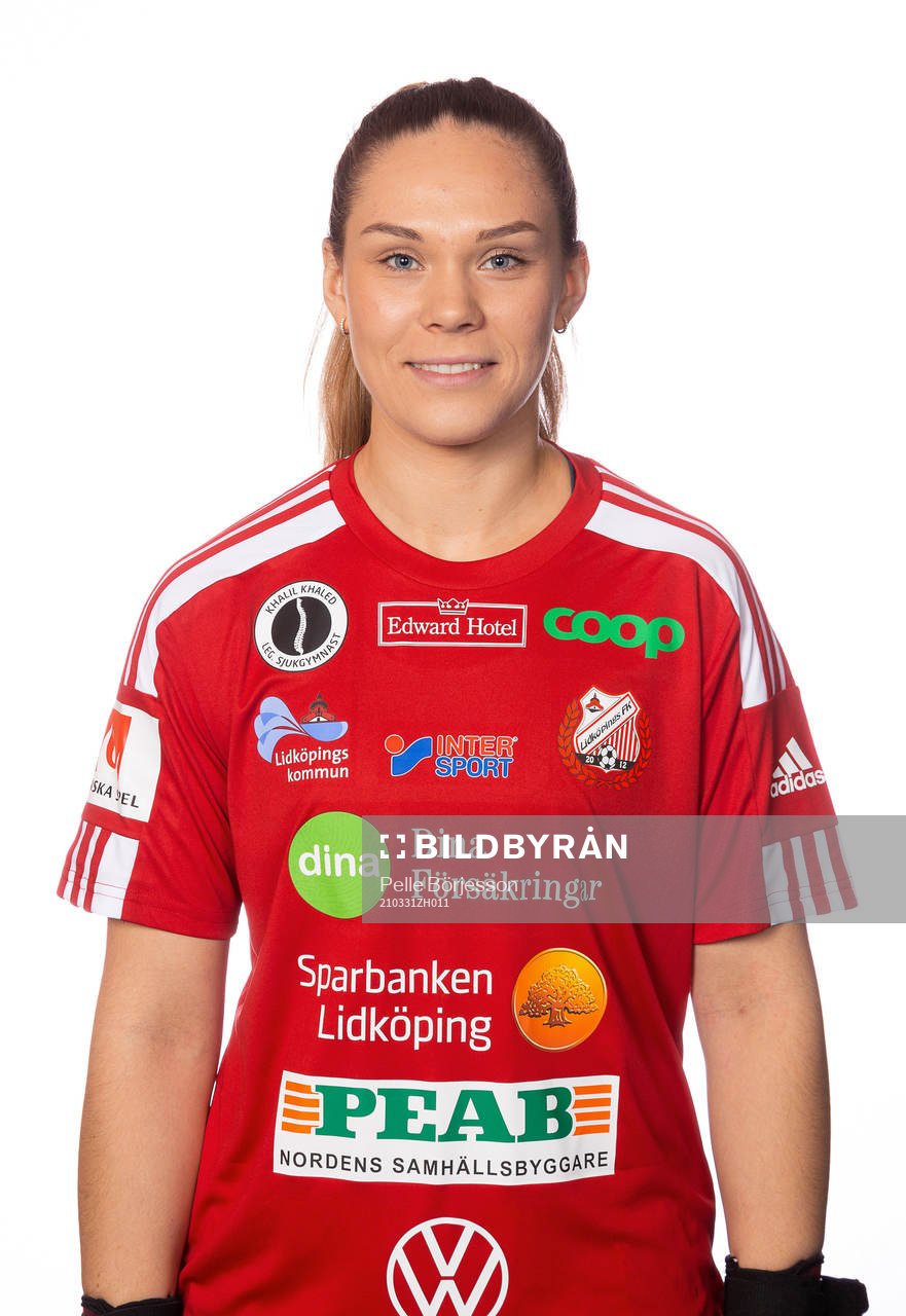 Lidköpings målvakt Mathilda Haglund