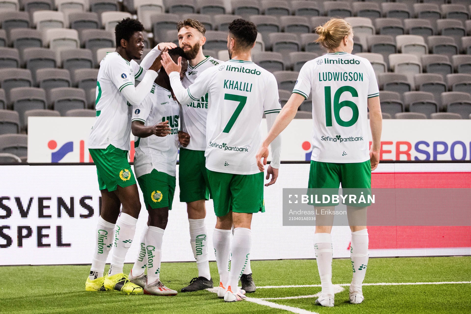 Hammarbys David Accam jublar