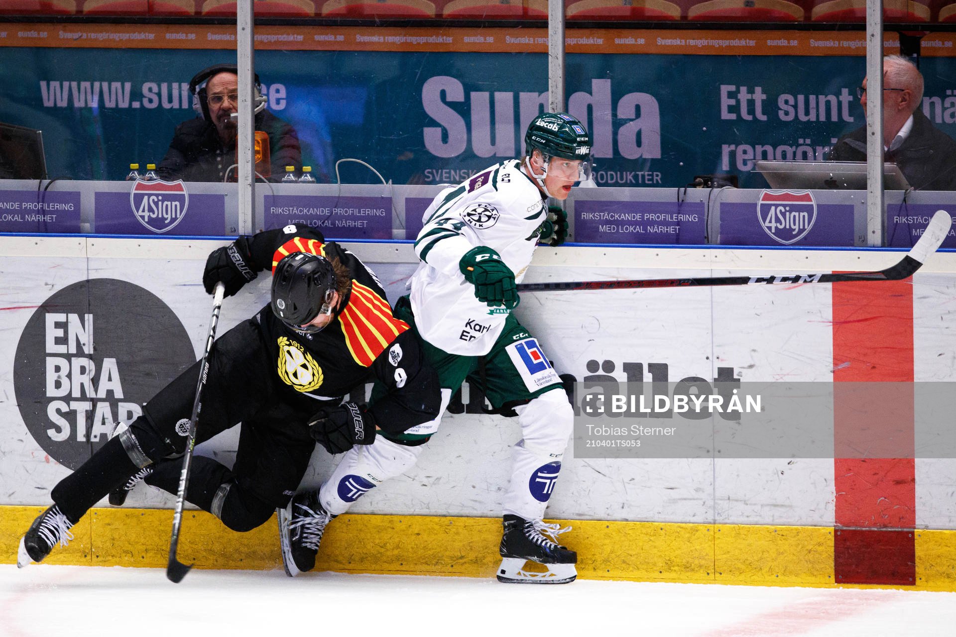 Brynäs John Nyberg och Färjestads Jacob Peterson