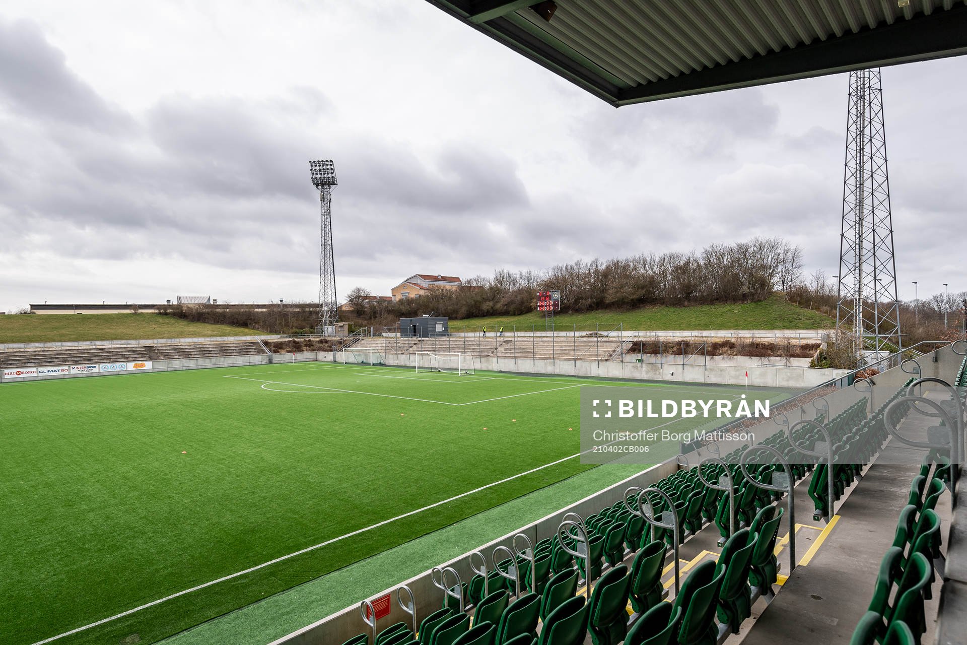 Vy över Klostergårdens IP