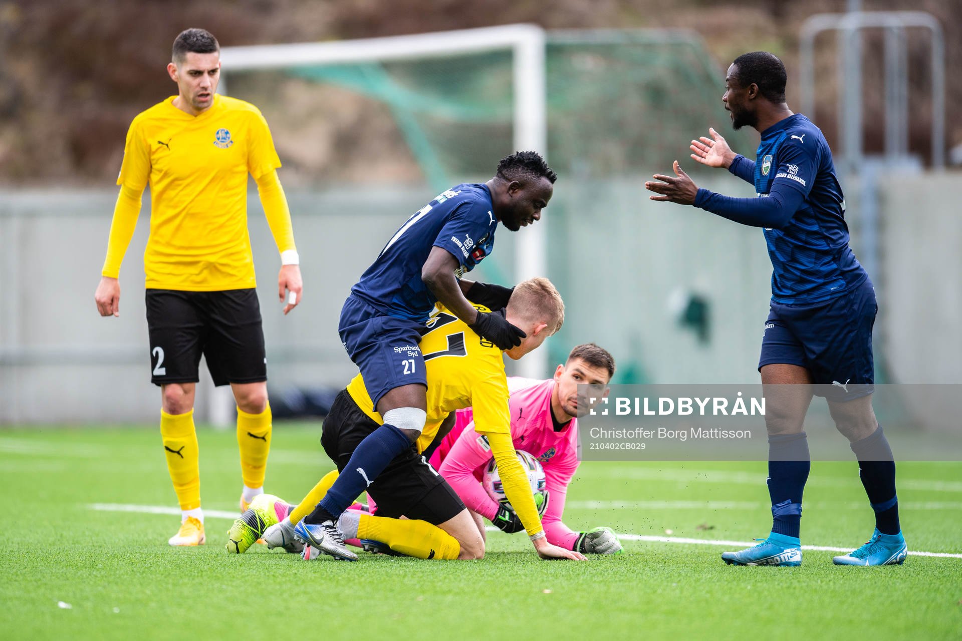 Lunds Casper Burehed och Österlens Edafe Egbedi  i dispyt