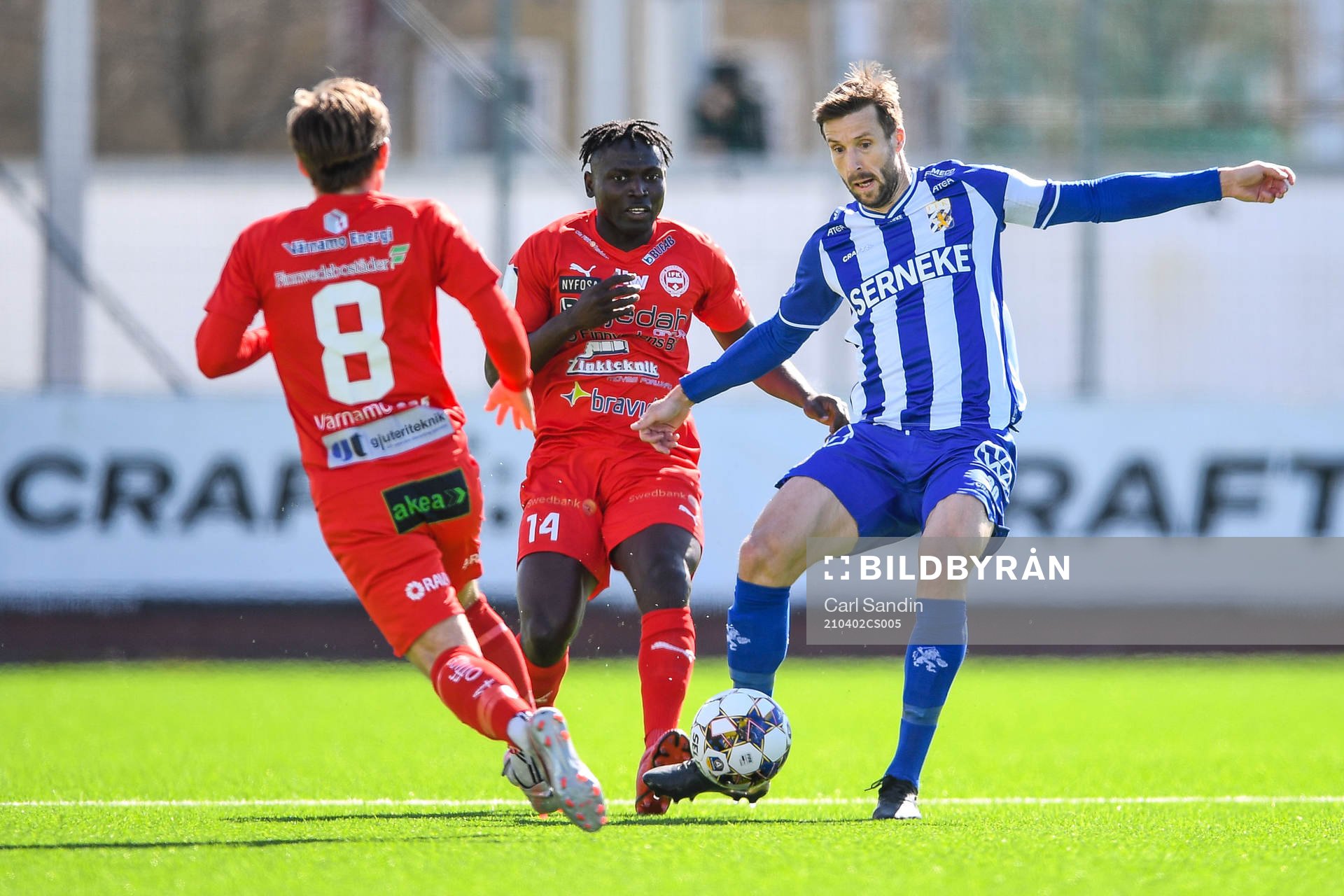 Värnamos Alhassan A Haestad Kamara och IFK Göteborgs