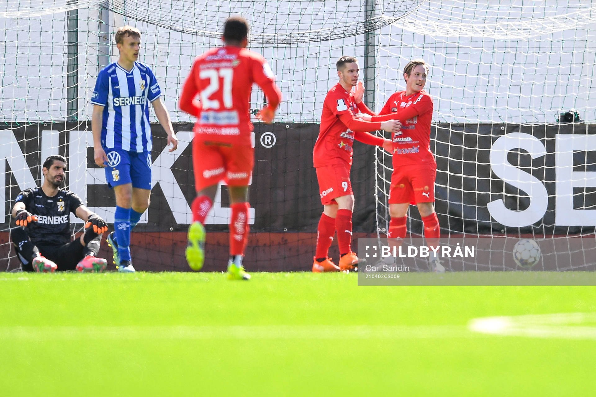 Värnamos Oscar Johansson jublar