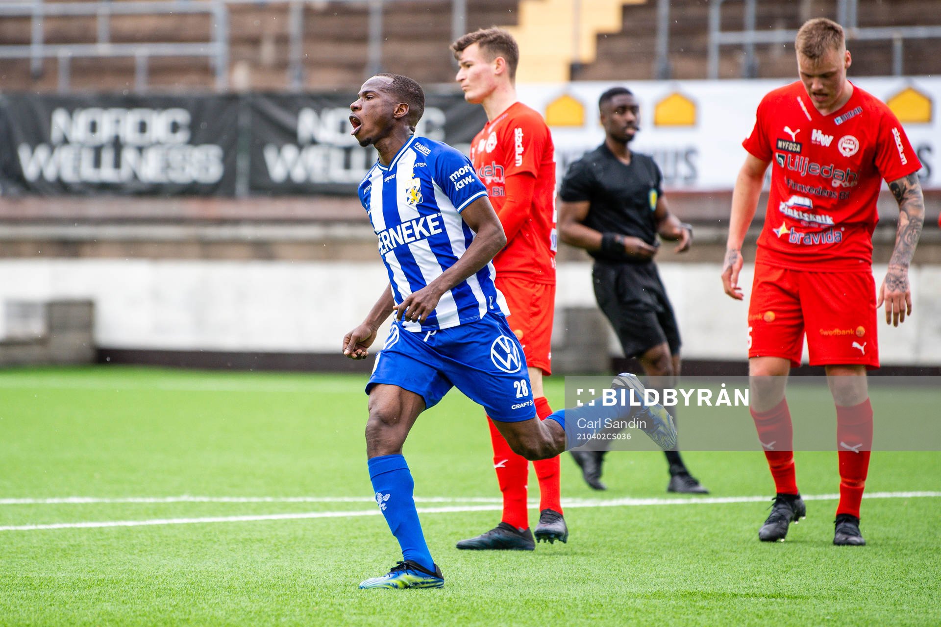 IFK Göteborgs Alhassan Yusuf jublar