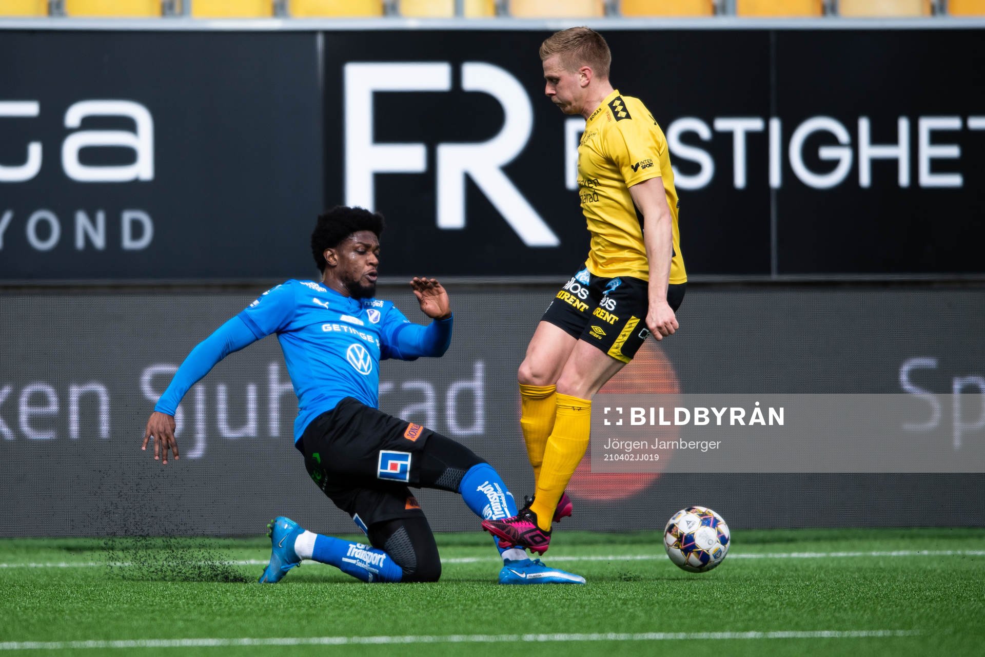 Halmstads Joseph Baffoe och Elfsborgs Per Frick