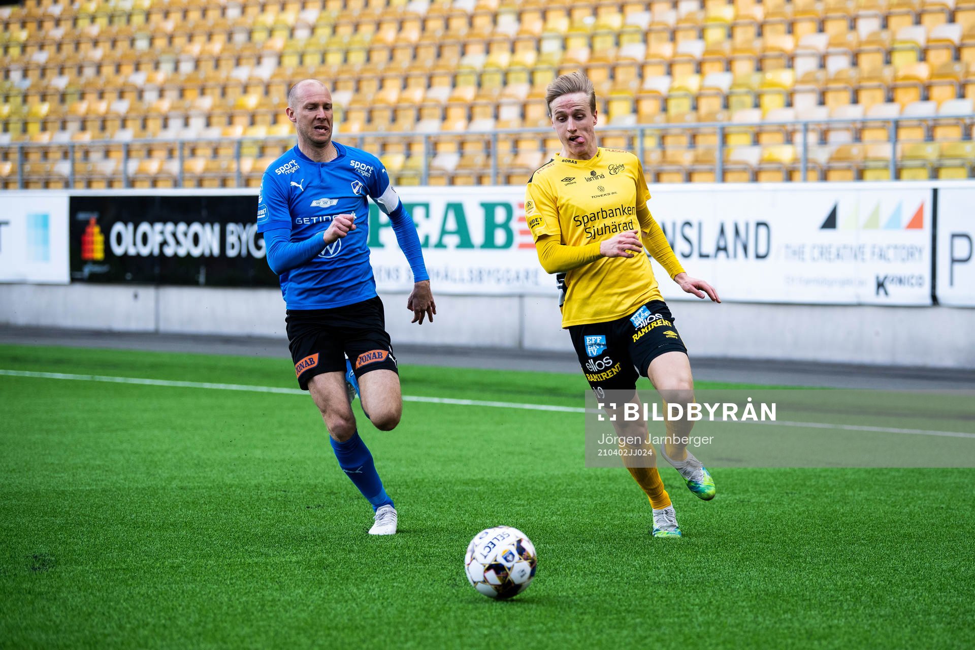 Halmstads Andreas Johansson och Elfsborgs Jeppe Møldrup