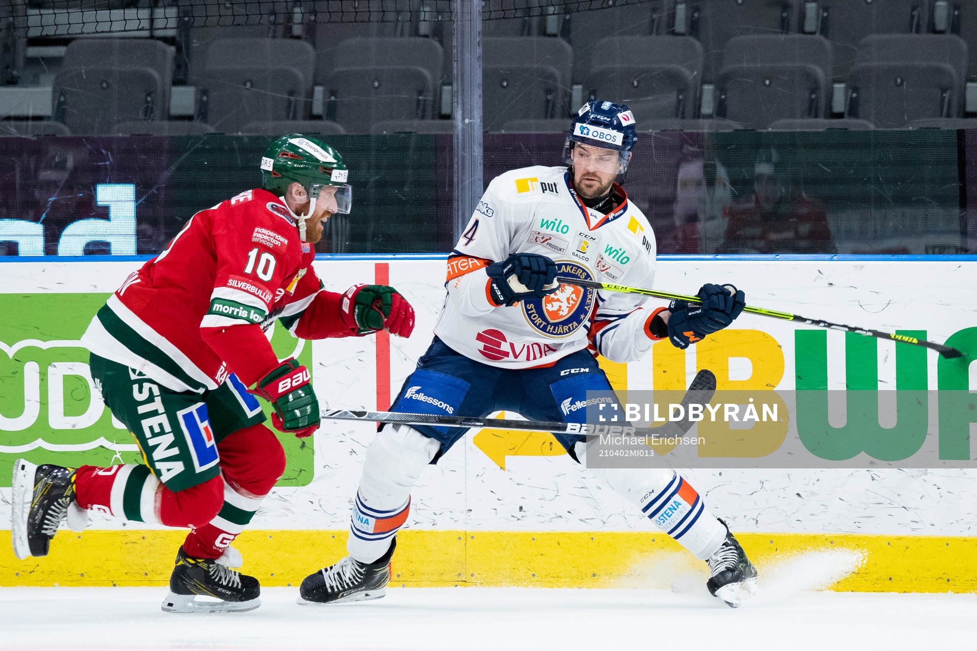 Frölundas Jens Olsson och Växjös Emil Pettersson