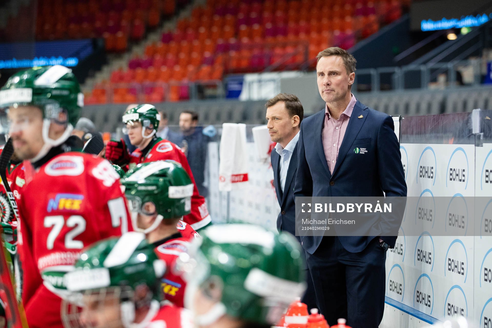Frölundas tränare Roger Rönnberg