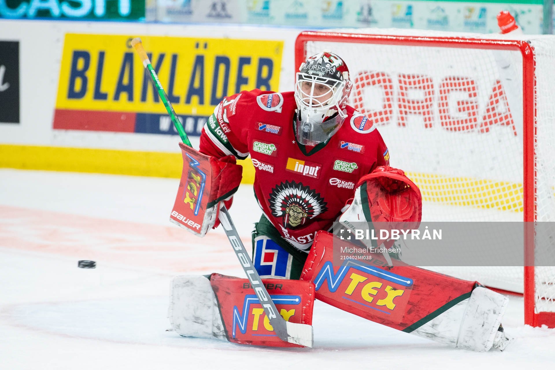 Frölundas målvakt Johan Mattsson