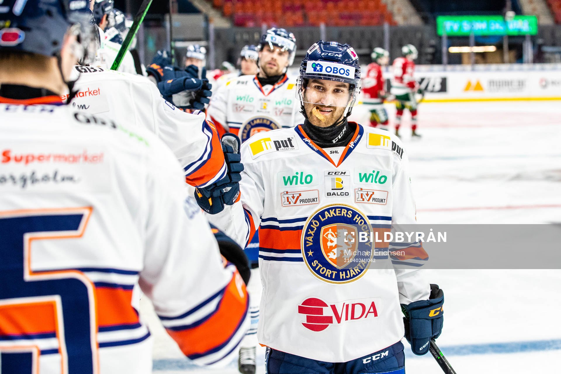 Växjös Andrew Calof jublar