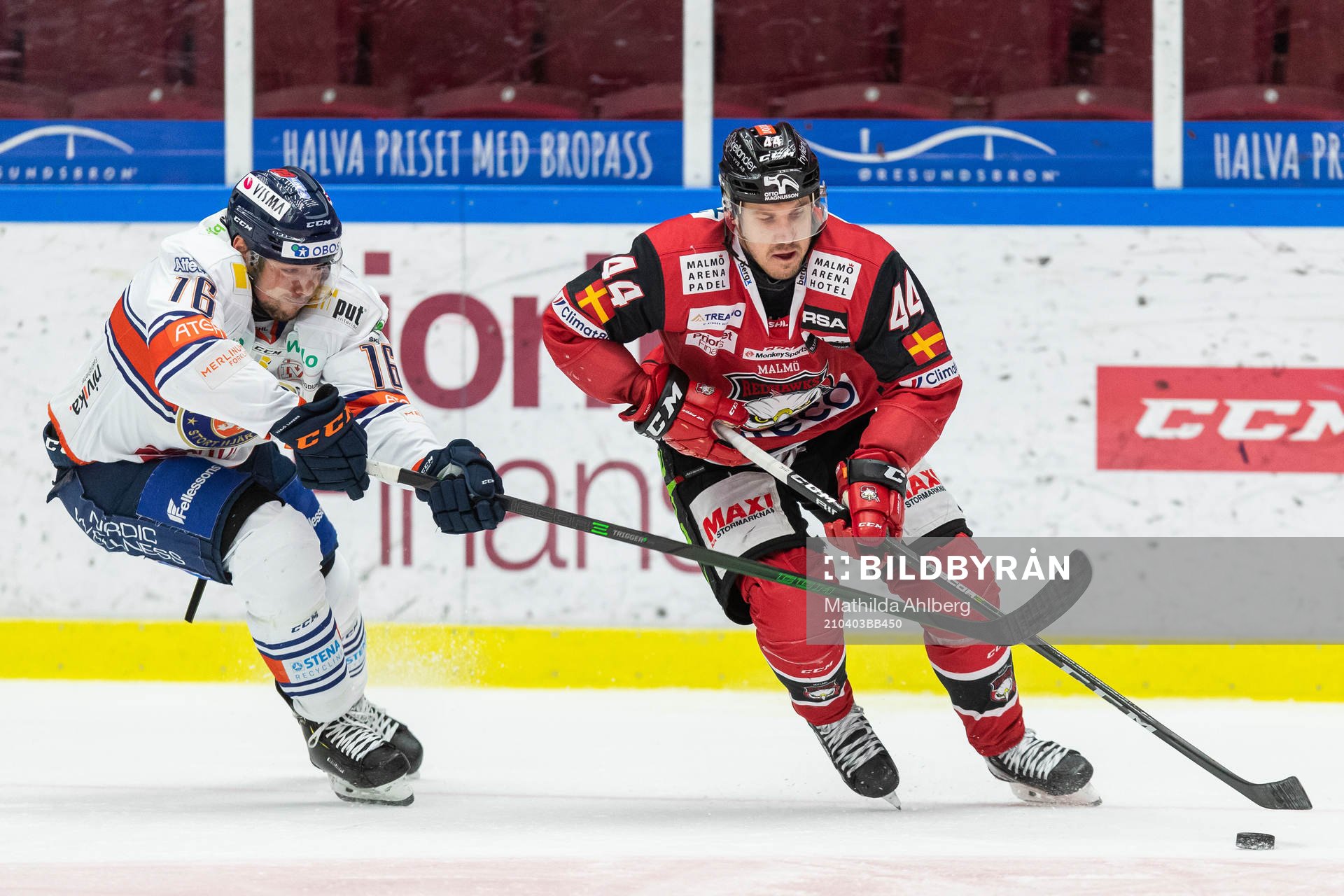 Växjös Brendan Gaunce Malmö Redhawks Jesper Jensen Aabo