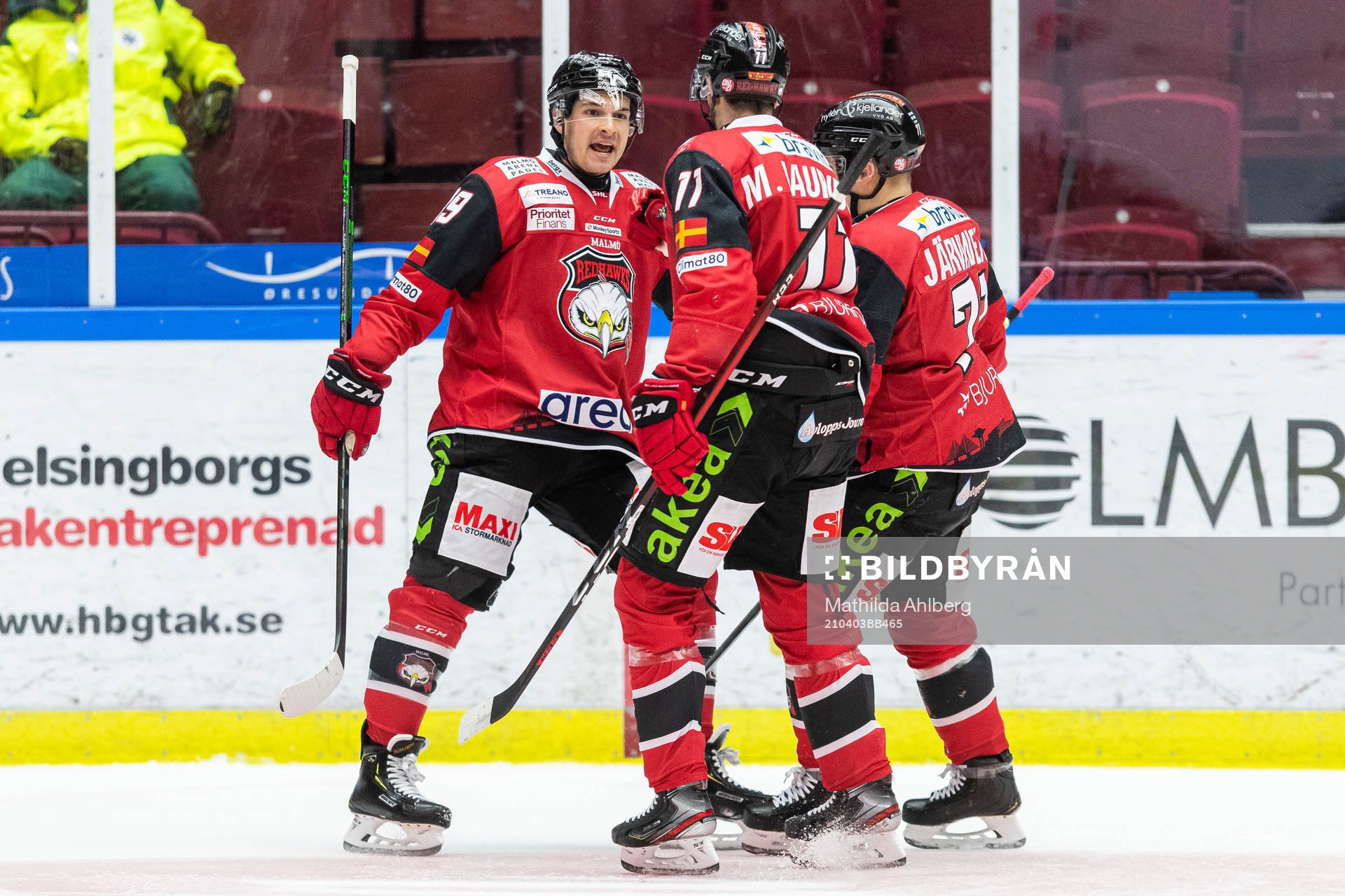 Malmö Redhawks Matt Puempel jublar