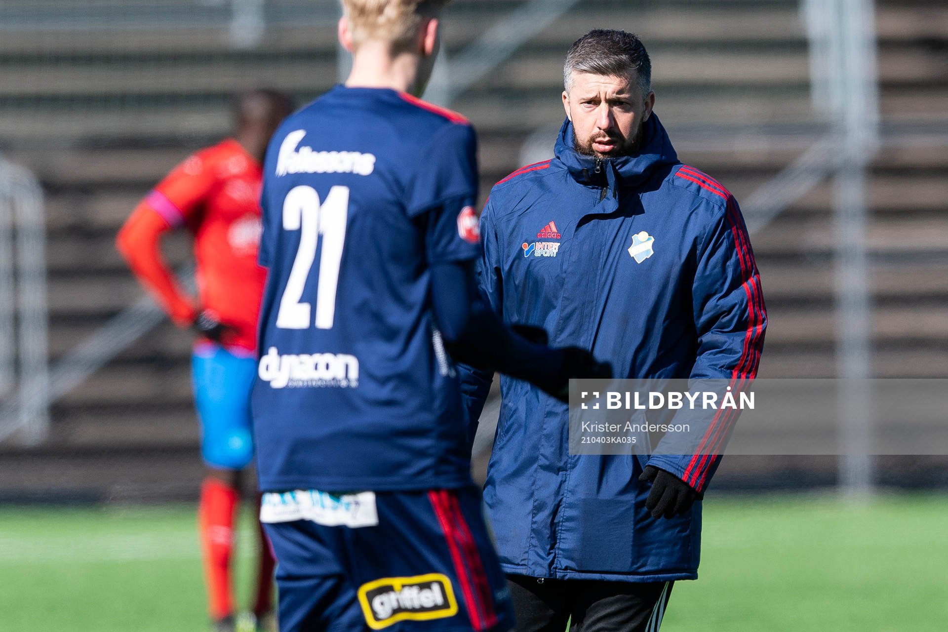 Östers tränare Dennis Velic