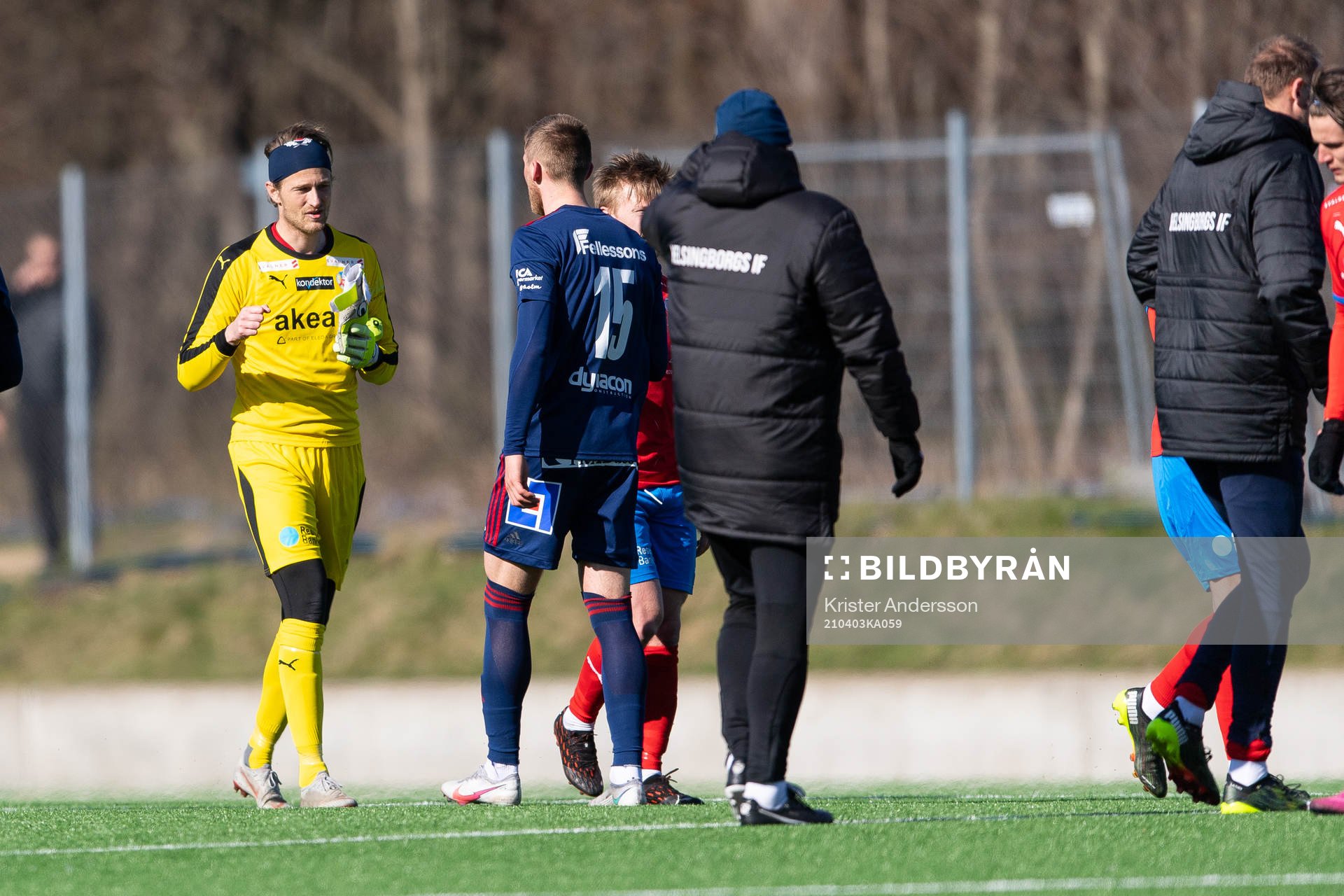 Helsingborgs målvakt Anders Lindegaard