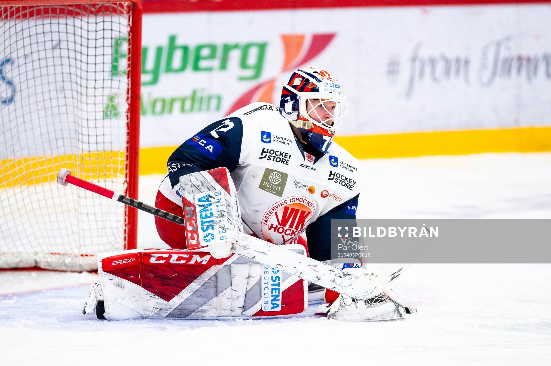 Västerviks målvakt Daniel Marmenlind