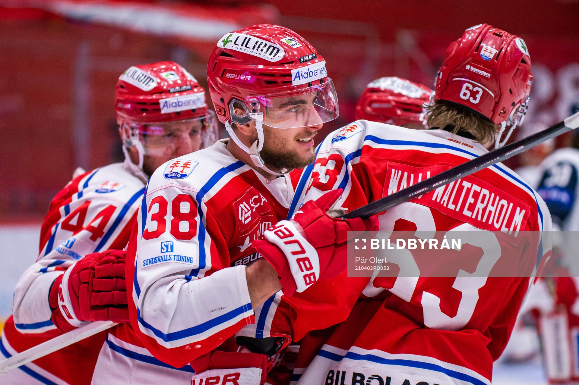 Timrås Jacob Blomqvist, Jacob Olofsson och Erik Walli